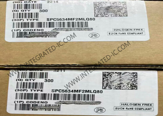 SPC5634MF2MLQ80 32ビット単核マイクロコントローラ MCU 80MHz 1.5MB FLASH LQFP144