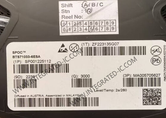 BTS71033-6ESA 集成电路芯片 6 输出 SPI 电源控制器 PG-TSDSO-24