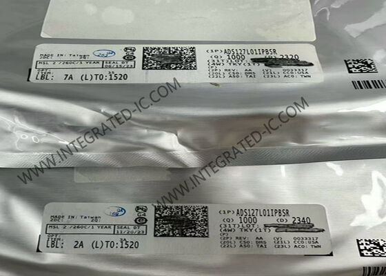 統合回路チップ ADS127L01IPBSR 高速ブロードバンドアナログ・デジタル変換器