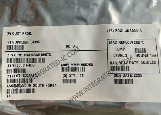 フィールドプログラム可能なゲート配列 10M16SAU169I7G IC FPGA 169-LFBGA MAX 10 フィールドプログラム可能なゲート配列