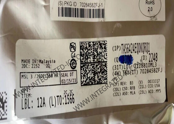 TAS6424EQDKQRQ1 75W 2MHz 4チャネル自動車D級オーディオアンプICチップ