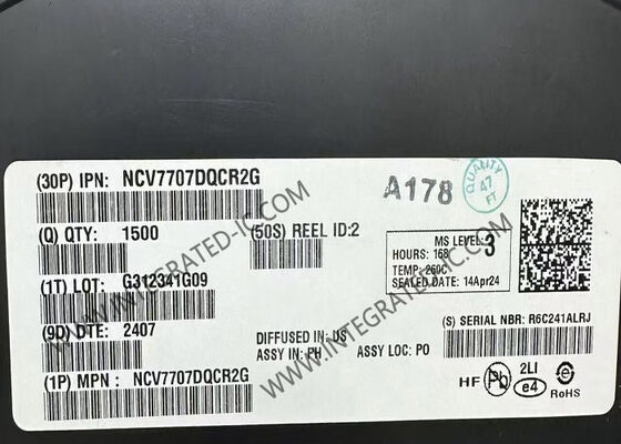 NCV7707DQCR2G 6.5mA 自動車ドアモジュールドライバIC 集積回路チップ