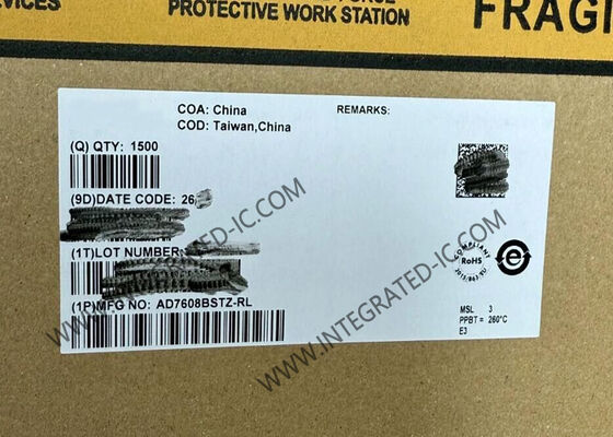 AD7608BSTZ 集成电路芯片 8通道 18位双极同步采样 ADC 数据采集系统